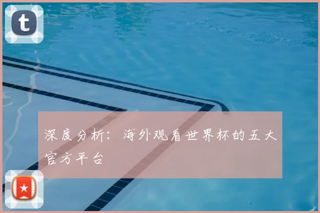 深度分析：海外观看世界杯的五大官方平台